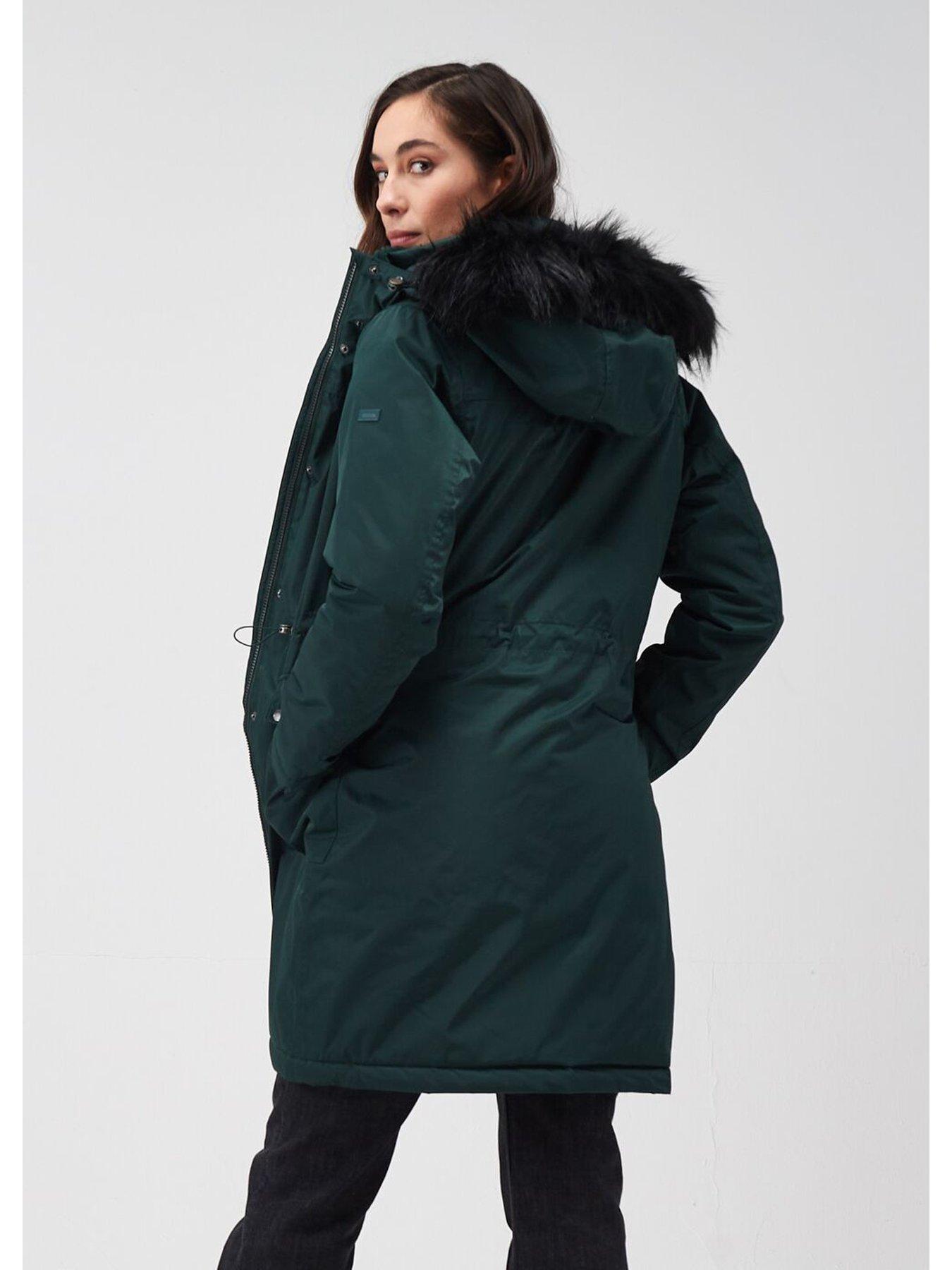 Green cheap regatta coat