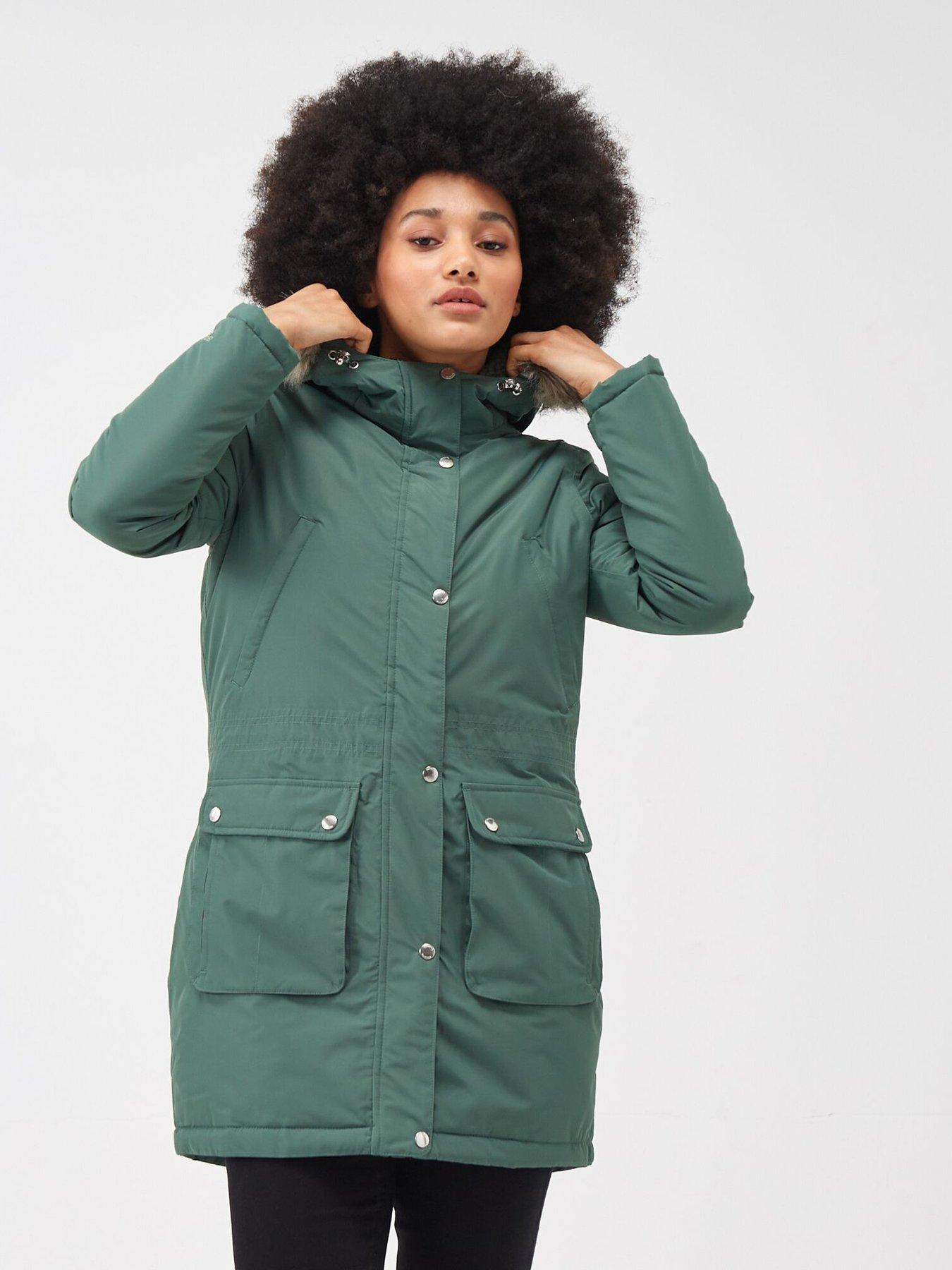 Heated clearance parka jacket