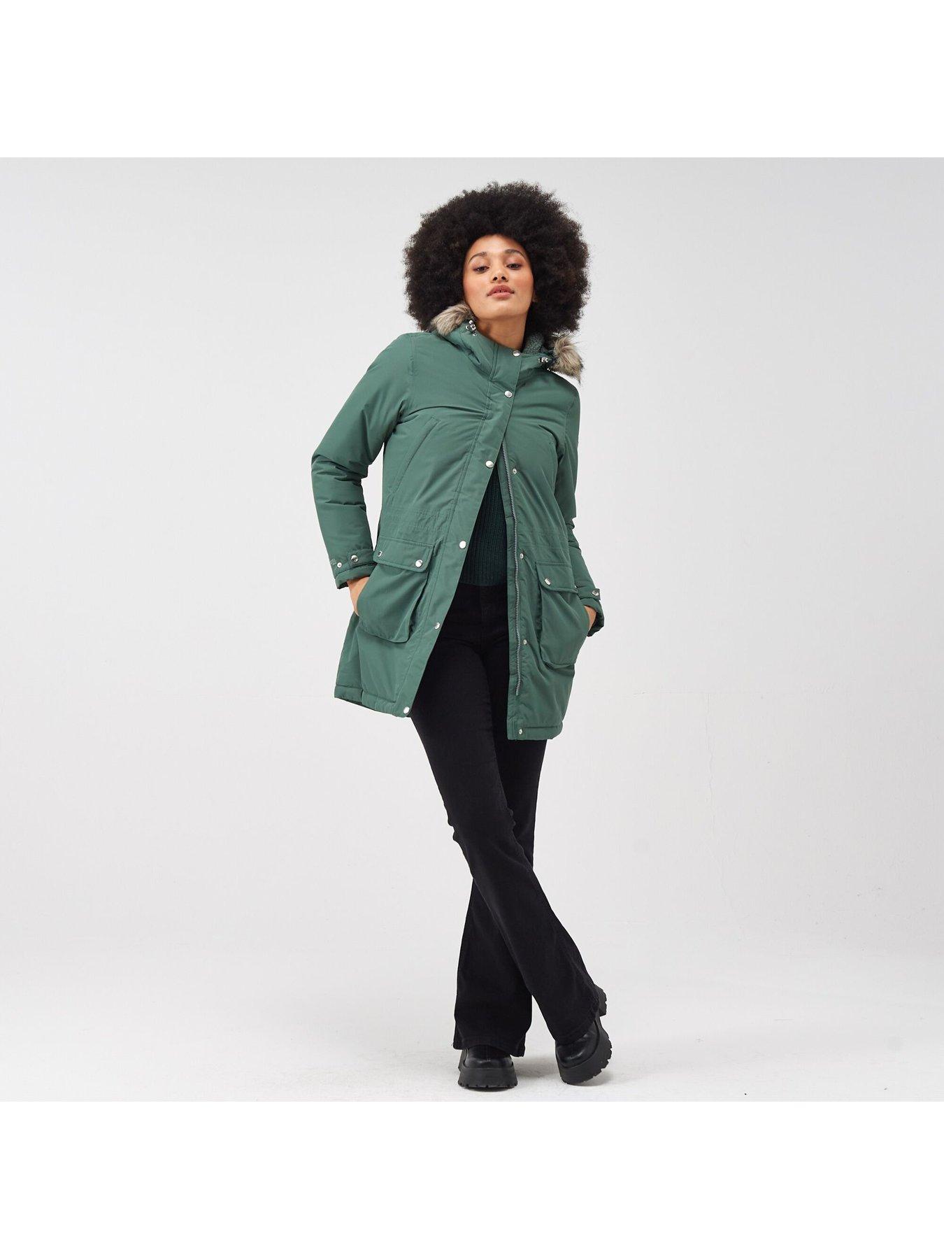 Image 3 of 6 of Regatta Voltera Heated Parka Jackets Waterproof Insulated - Dark Green