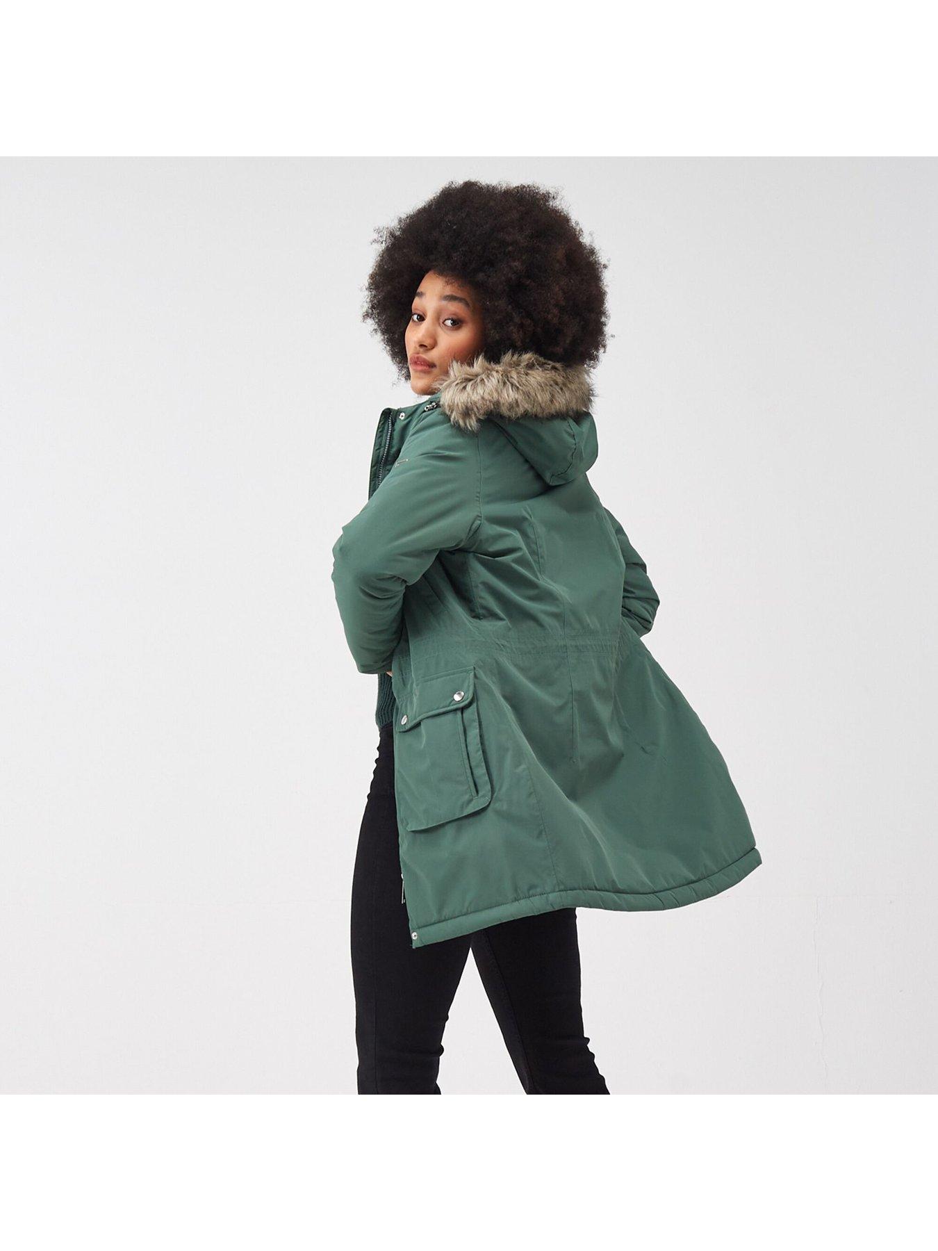 Image 4 of 6 of Regatta Voltera Heated Parka Jackets Waterproof Insulated - Dark Green