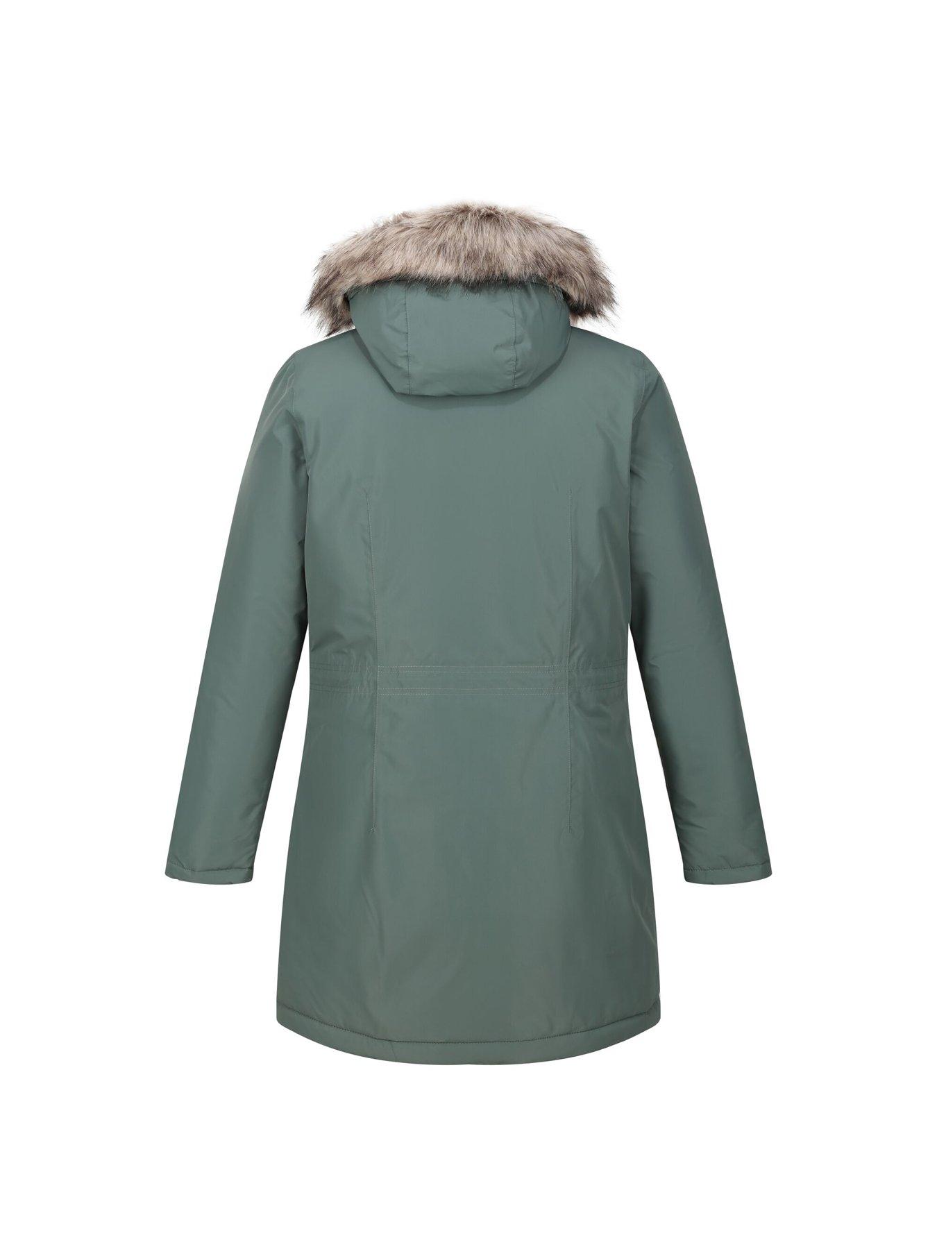 Image 6 of 6 of Regatta Voltera Heated Parka Jackets Waterproof Insulated - Dark Green