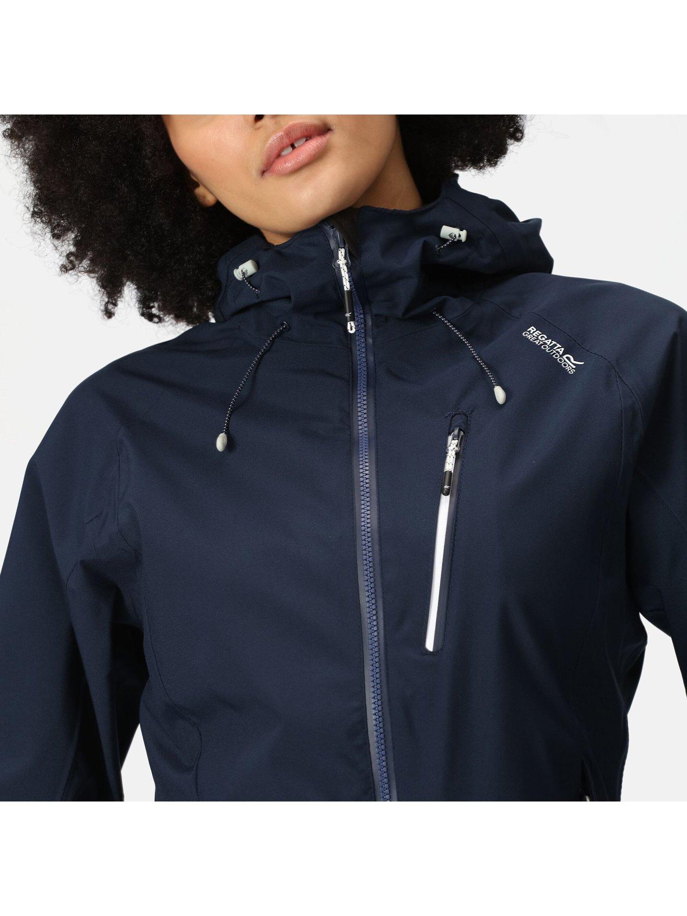 Image 4 of 6 of Regatta Birchdale Waterproof Shell - Navy