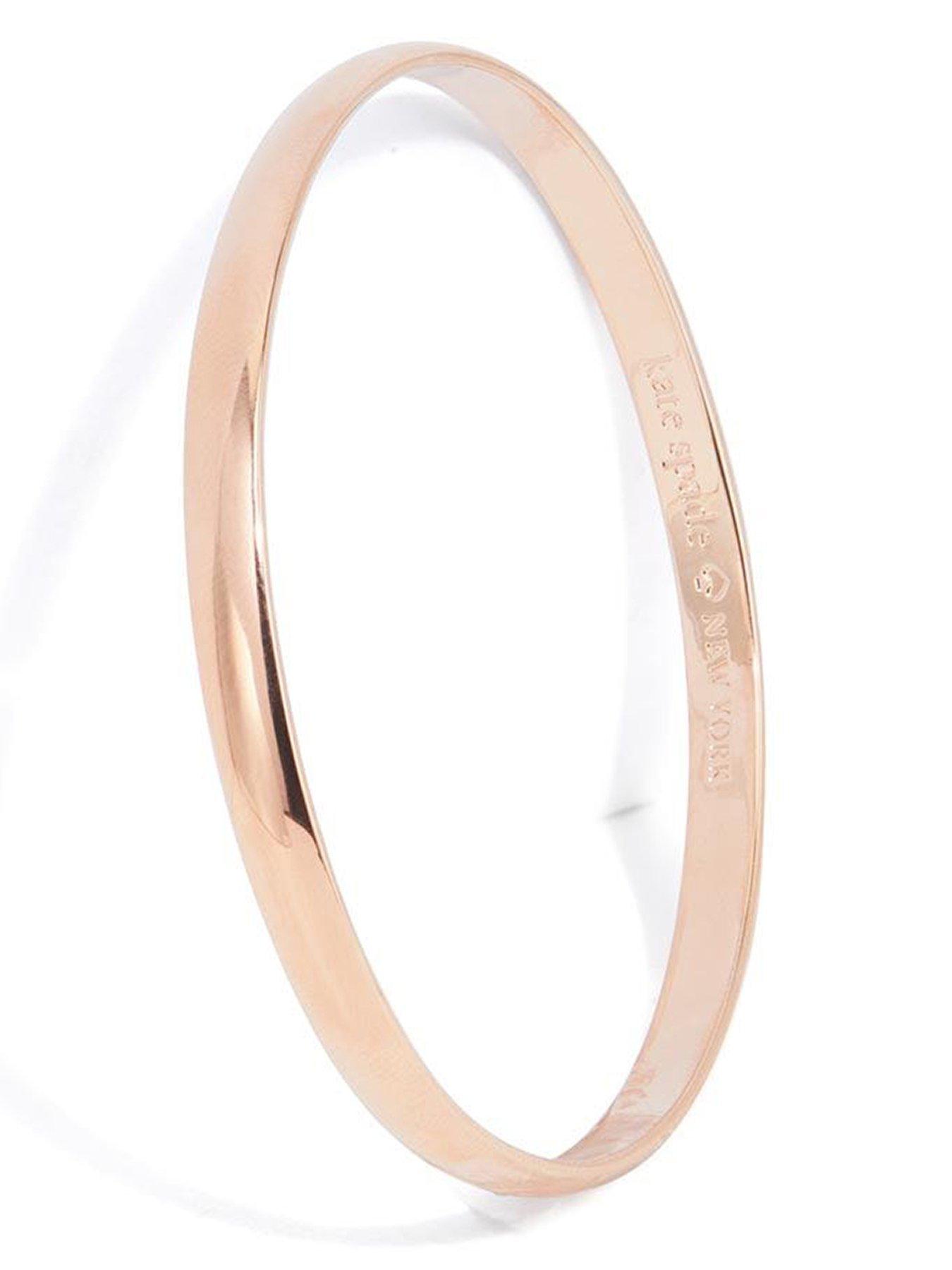 Image 2 of 2 of Kate Spade New York Stop And Smell The Roses Idiom Bangle - Rose Gold
