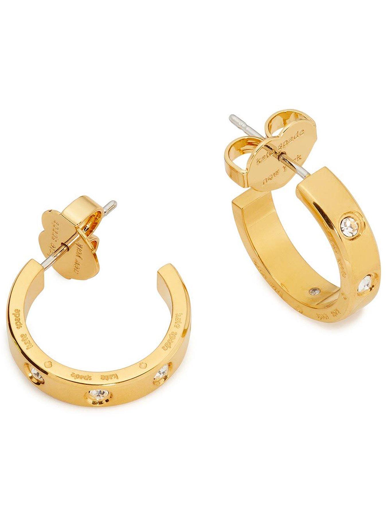 Kate Spade New York Huggies - Clear/gold