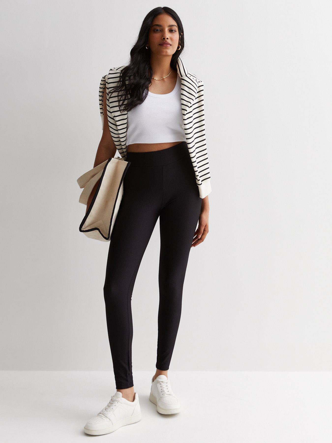 Black Straight Leggings