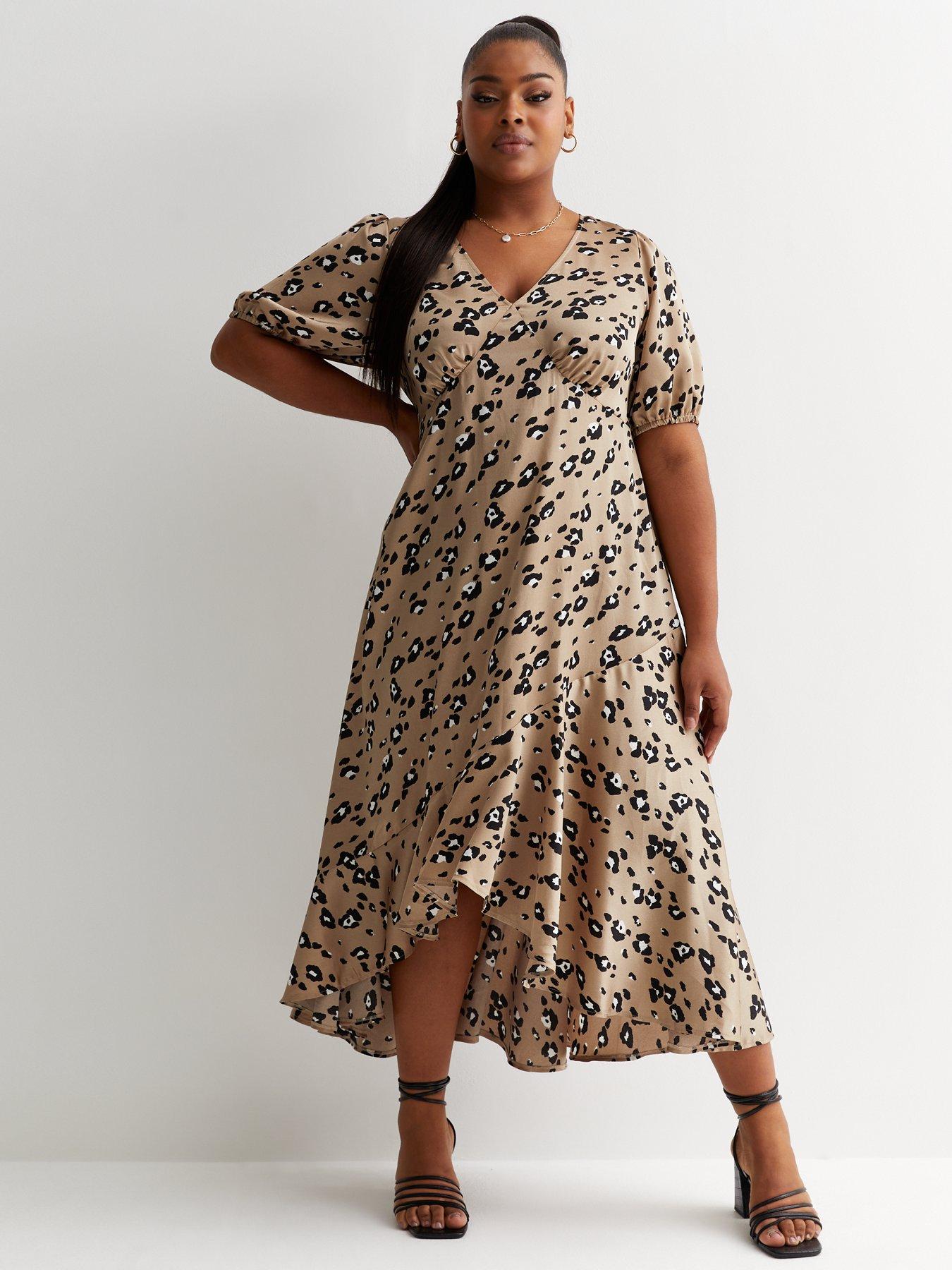 New look shop leopard tea dress