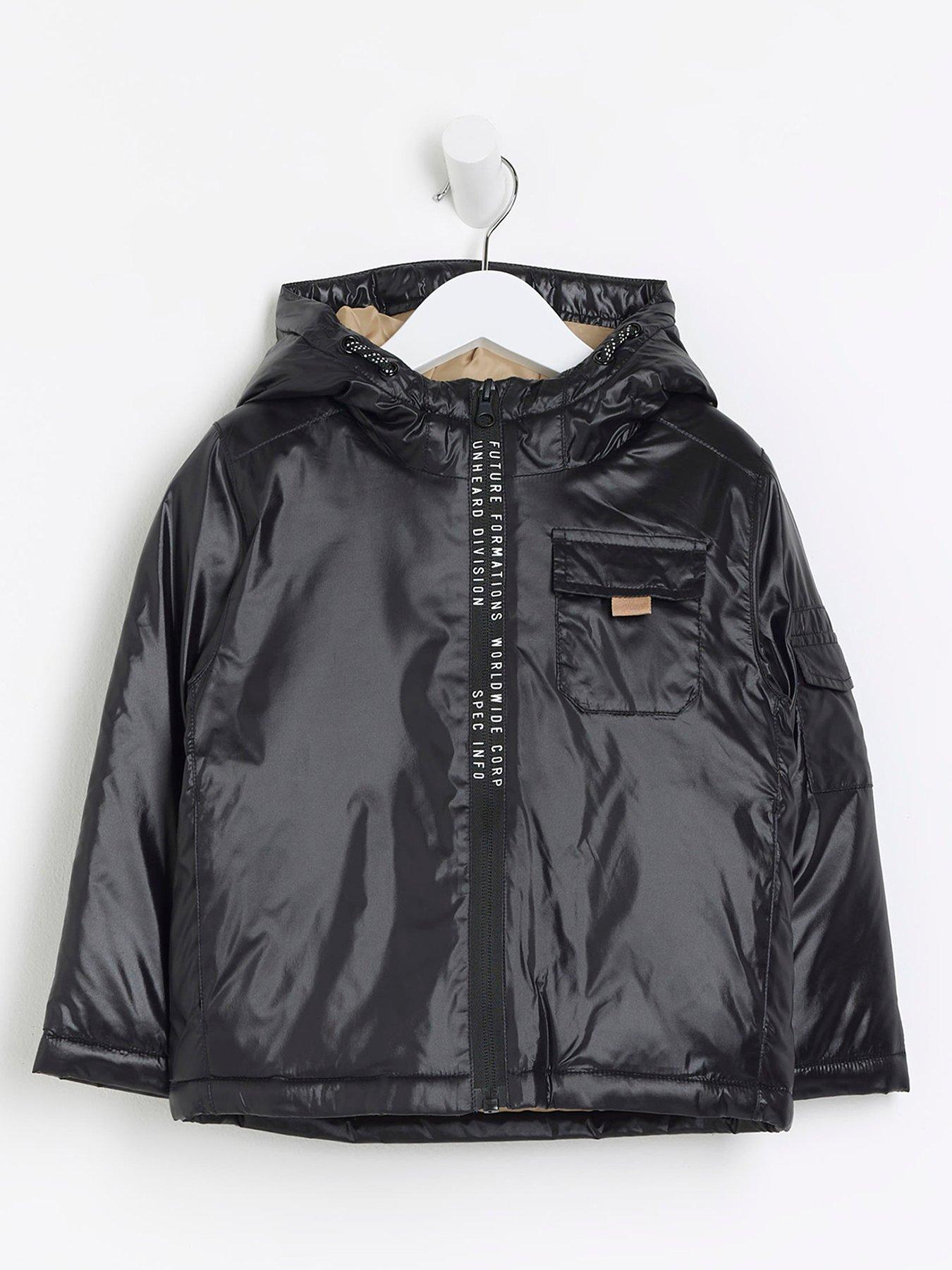 River island cheap hooded jacket