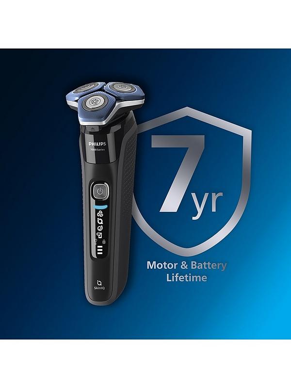 Image 3 of 7 of Philips Series 7000 Wet &amp; Dry Men's Electric Shaver with Pop-up Trimmer, Travel Case, Charging Stand &amp; GroomTribe App Connection&nbsp;- S7886/35