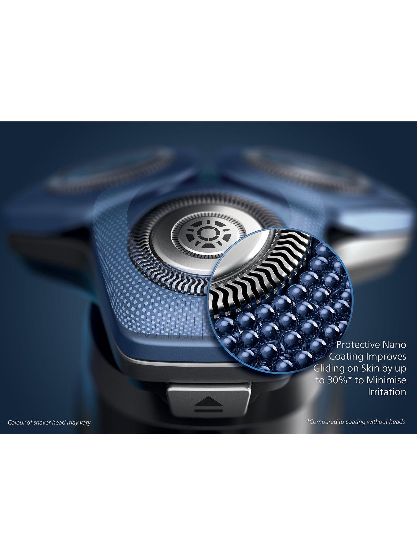 Image 5 of 8 of Philips Series 7000 Wet &amp; Dry Men's Electric Shaver with Pop-up Trimmer, Travel Case, Charging Stand &amp; GroomTribe App Connection&nbsp;- S7886/35