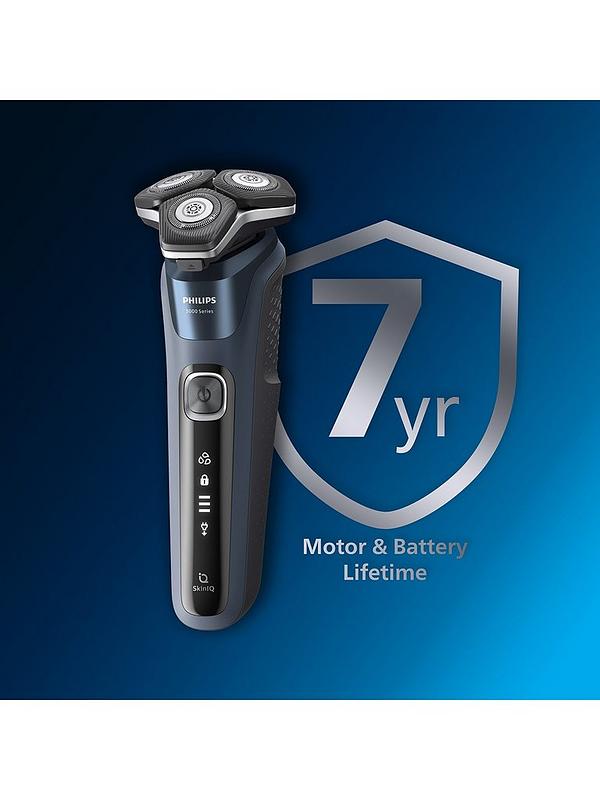 Image 5 of 7 of Philips Series 5000 Wet &amp; Dry Men's Electric Shaver with Pop-up Trimmer, Charging Stand &amp; Travel Case - S5885/35