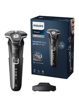 Philips Series 5000 Wet  Dry Men'S Electric Shaver With Pop-Up Trimmer, Charging Stand And Full Led Display - S5898/25