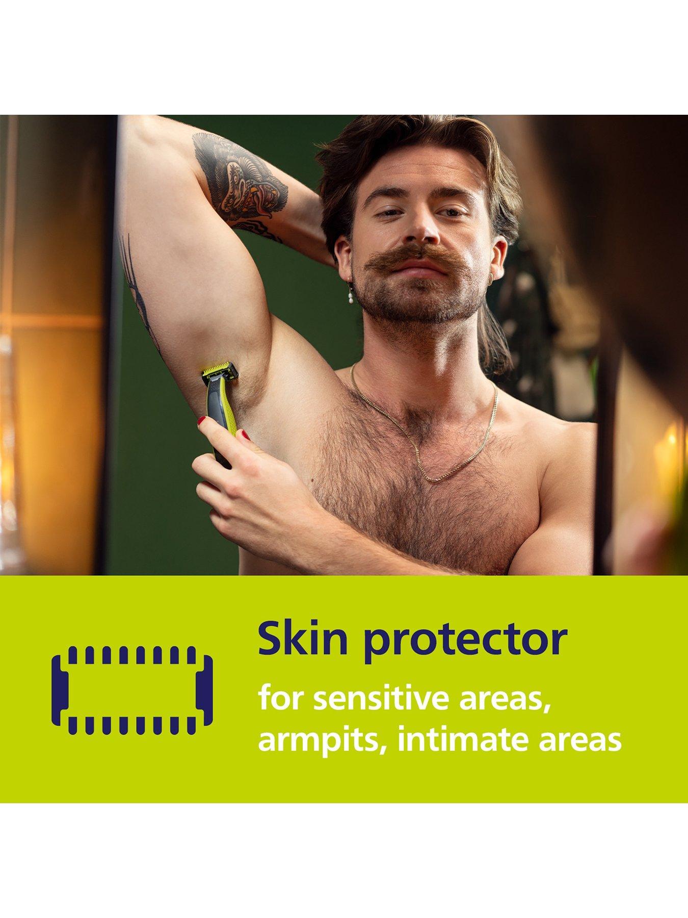 Philips OneBlade Replacement Kit for Body, 2 x Blades, Skin Guard, Body