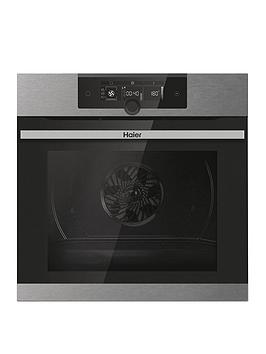 Haier Hwo60Sm2F5Xh 70-Litre I-Turn Series 2 Electric Oven - Hydrolytic/Catalytic, 11 Functions, Wifi, A+ Rated - Stainless Steel - Oven With Installation