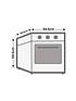  image of haier-hwo60sm2f5xh-70-litre-i-turn-series-2-electric-oven-hydrolyticcatalytic-11-functions-wifi-a-rated-stainless-steel