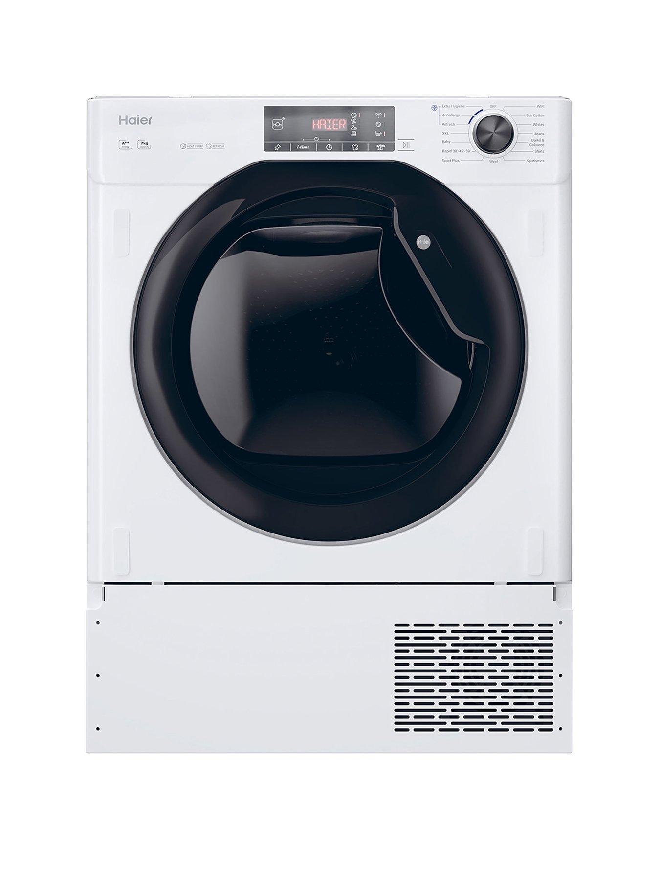 undefined Series 4 HDBI H7A2TBEX-80 Integrated 7kg Heat Pump Tumble Dryer, WiFi enabled, A++