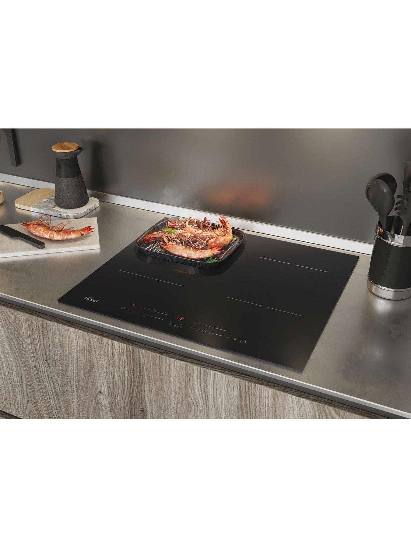 Image 5 of 7 of Haier Series 4 HAISJ64MC 59cm Wide Induction Hob, 4 Cooking Zones -&nbsp;Black