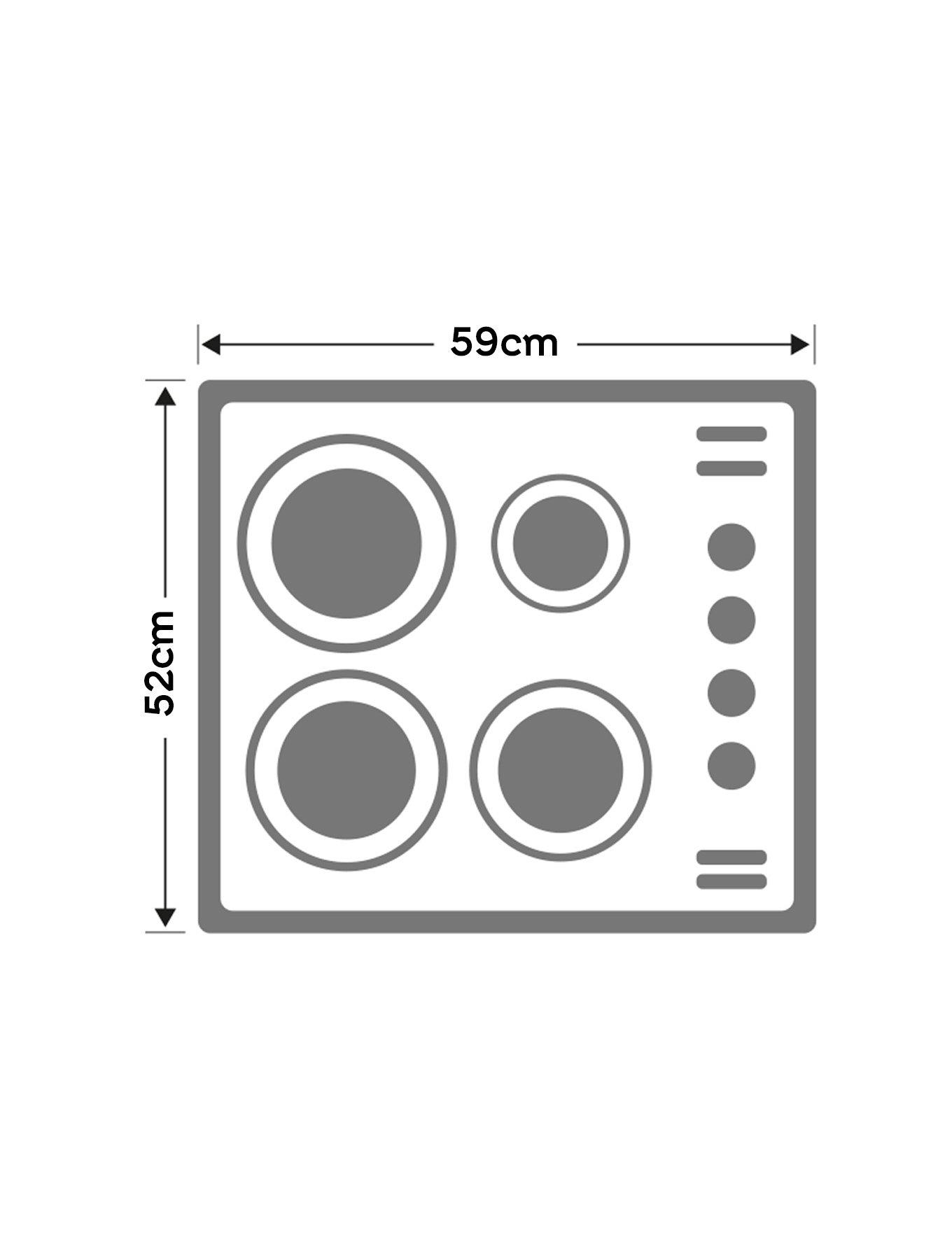 Image 7 of 7 of Haier Series 4 HAISJ64MC 59cm Wide Induction Hob, 4 Cooking Zones -&nbsp;Black