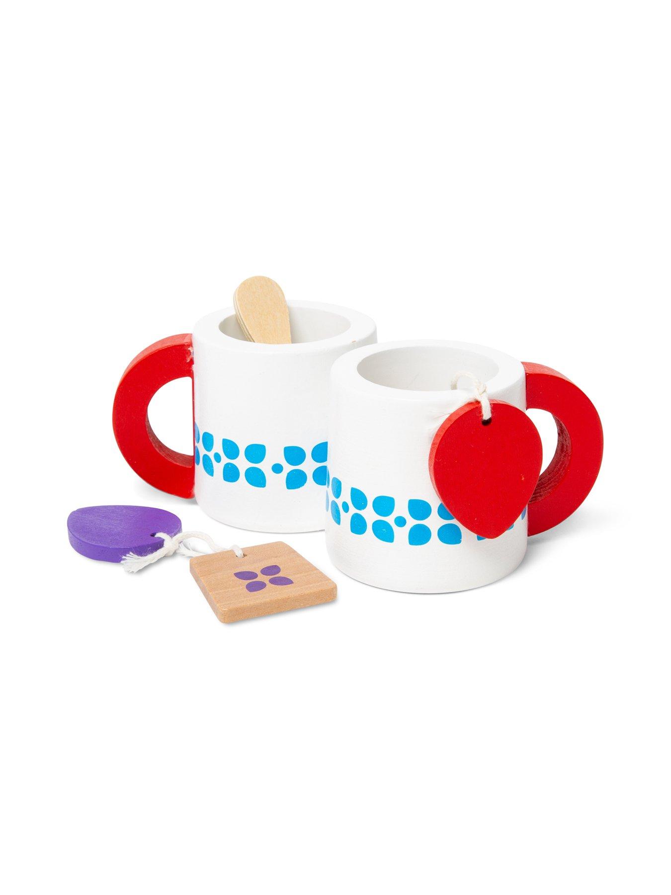 Melissa and doug wooden steep and serve 2024 tea set