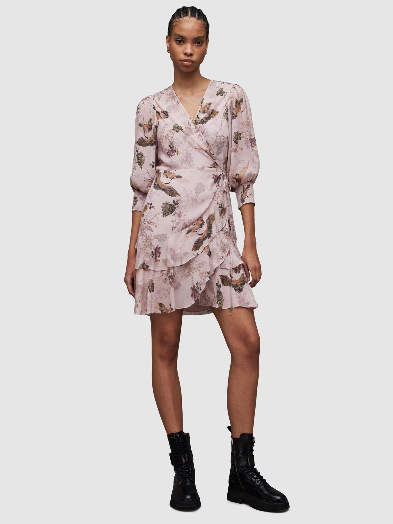 all saints wrap dress