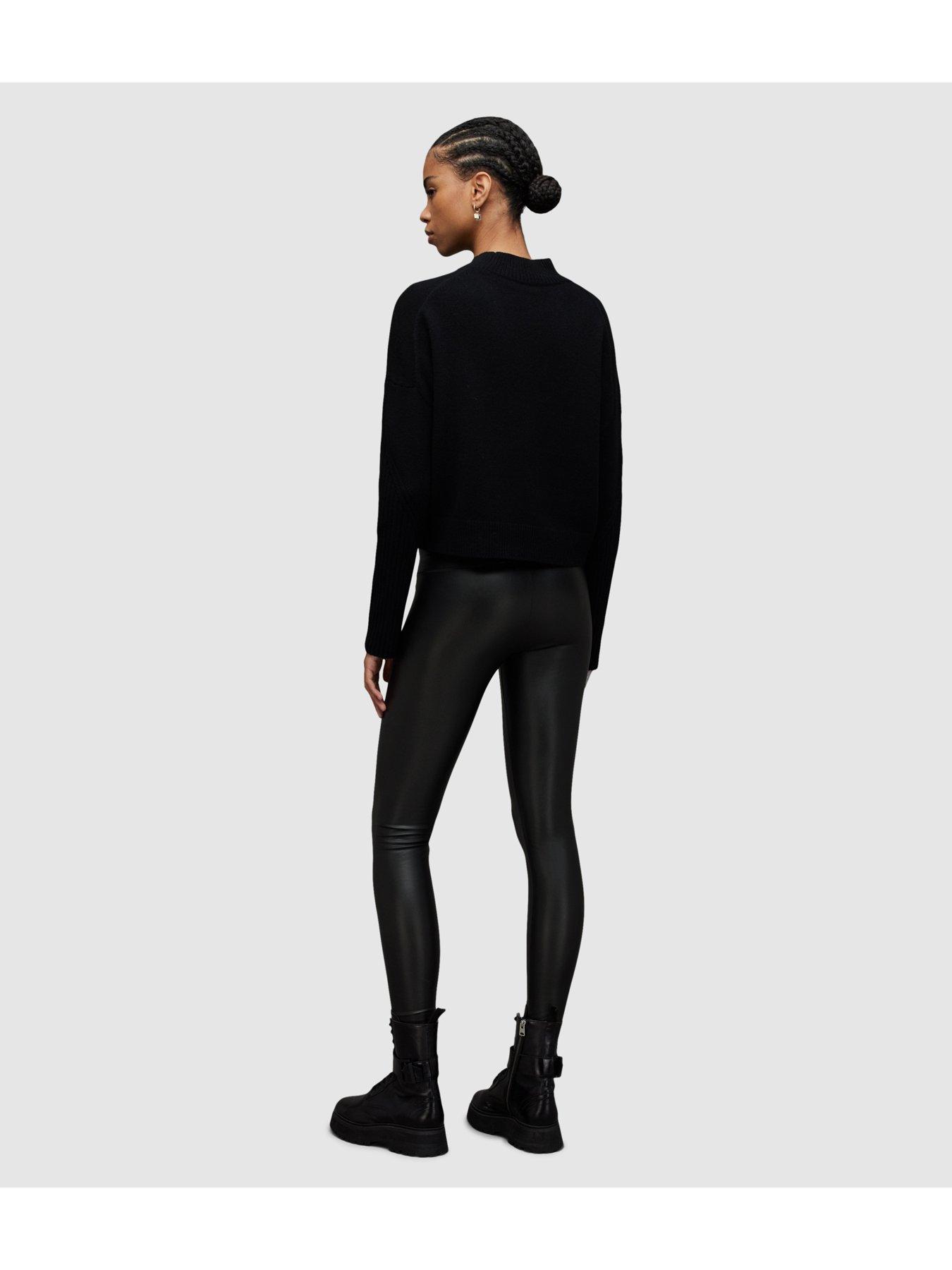 Image 4 of 6 of AllSaints Cora Leggings - Black
