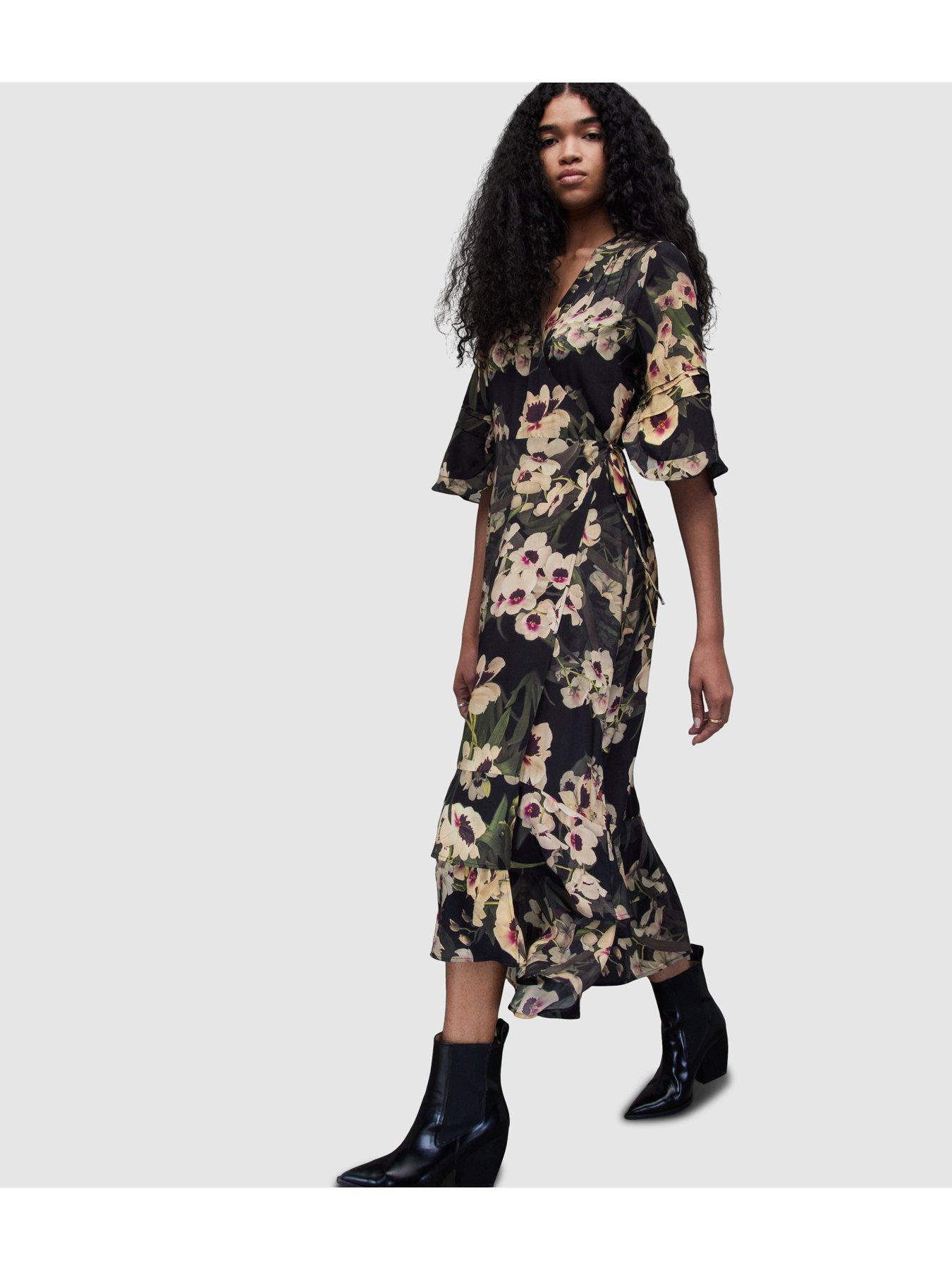 All saints delana store dress