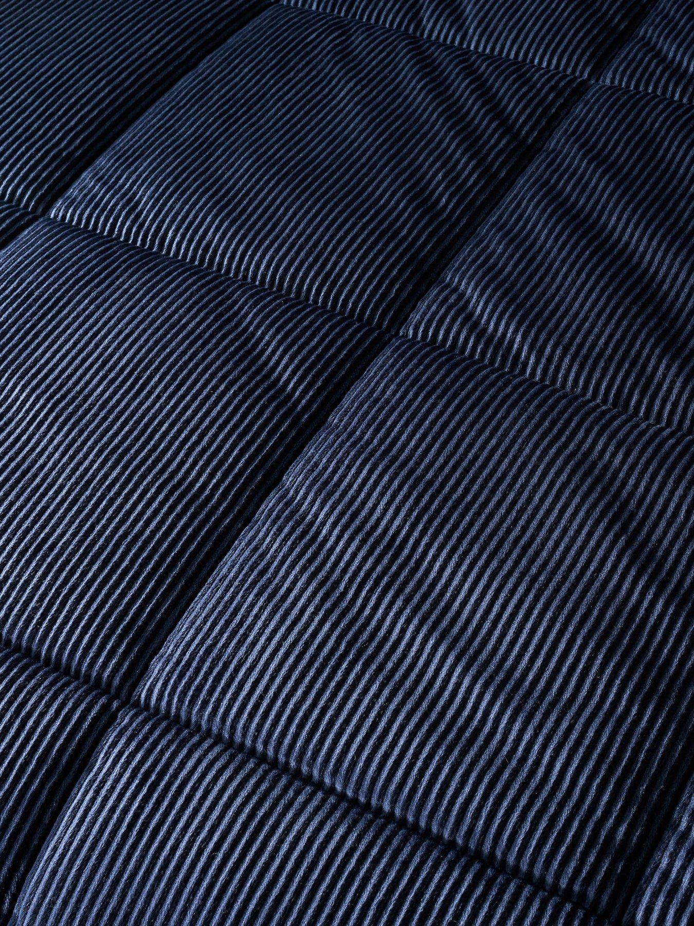 Image 3 of 5 of Catherine Lansfield Cosy Cord Coverless Duvet - Navy