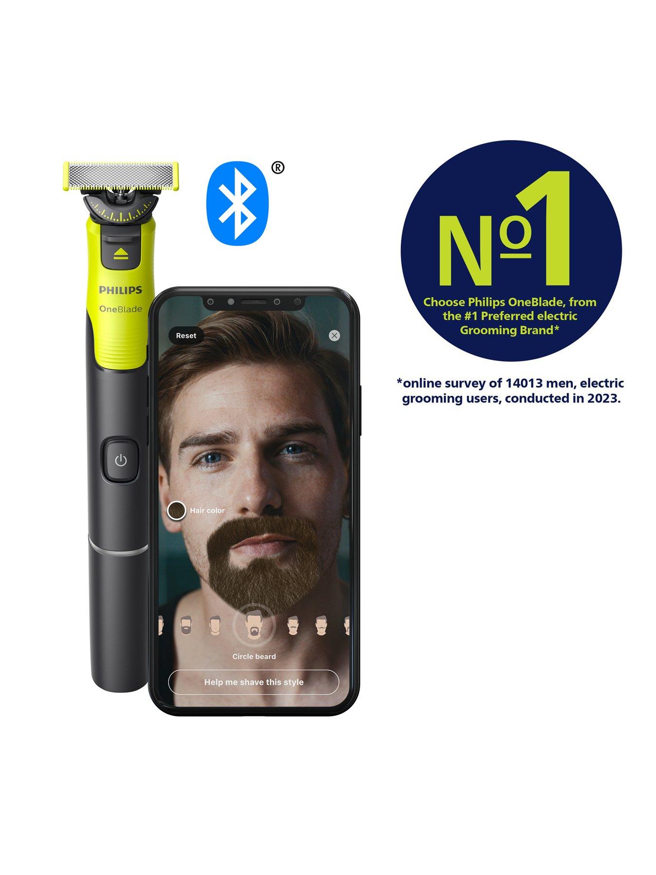 Image 2 of 7 of Philips OneBlade 360 shaver With Connectivity for Beard and Body, with App Connection, QP4631/65