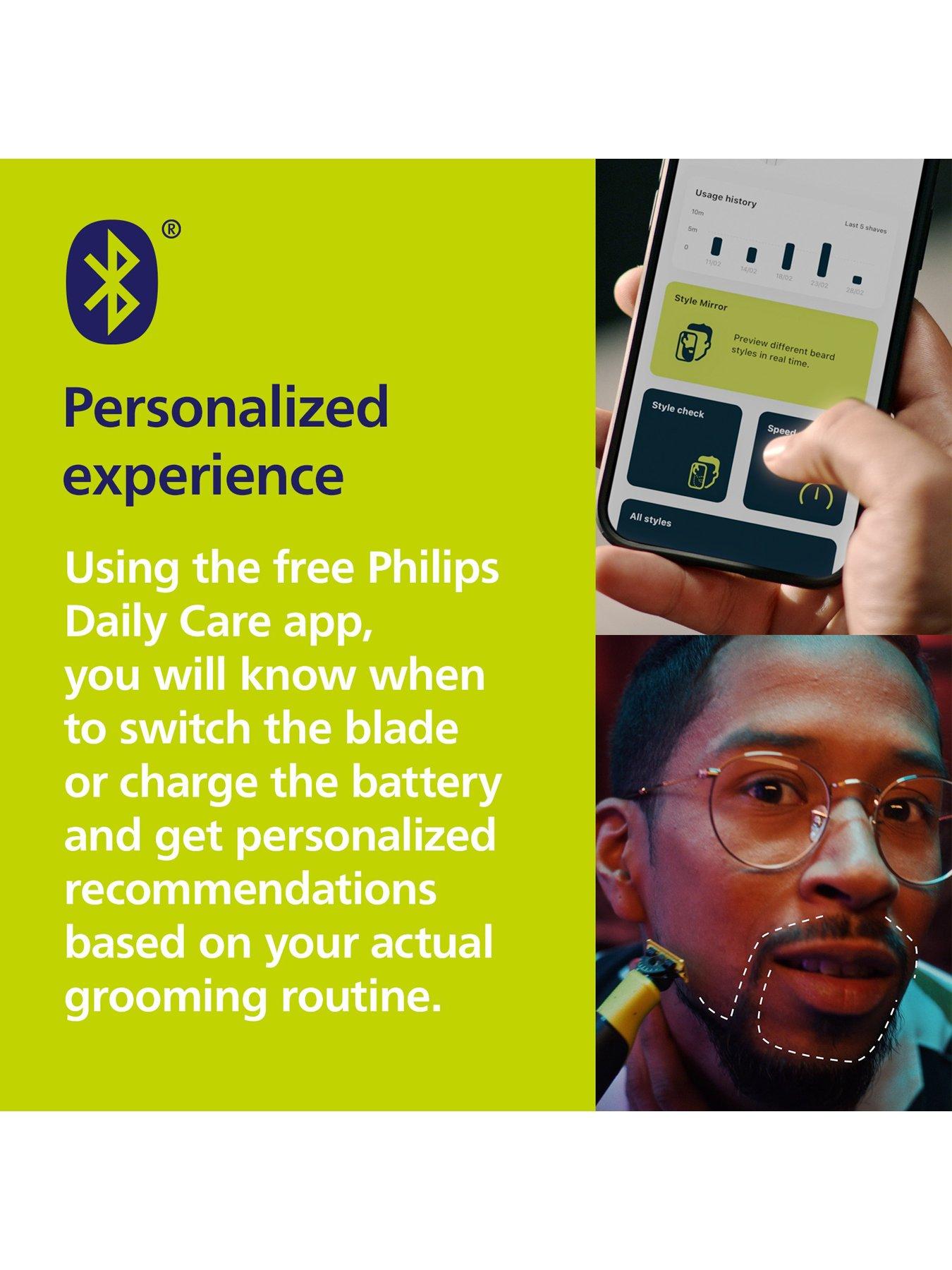 Image 4 of 7 of Philips OneBlade 360 shaver With Connectivity for Beard and Body, with App Connection, QP4631/65