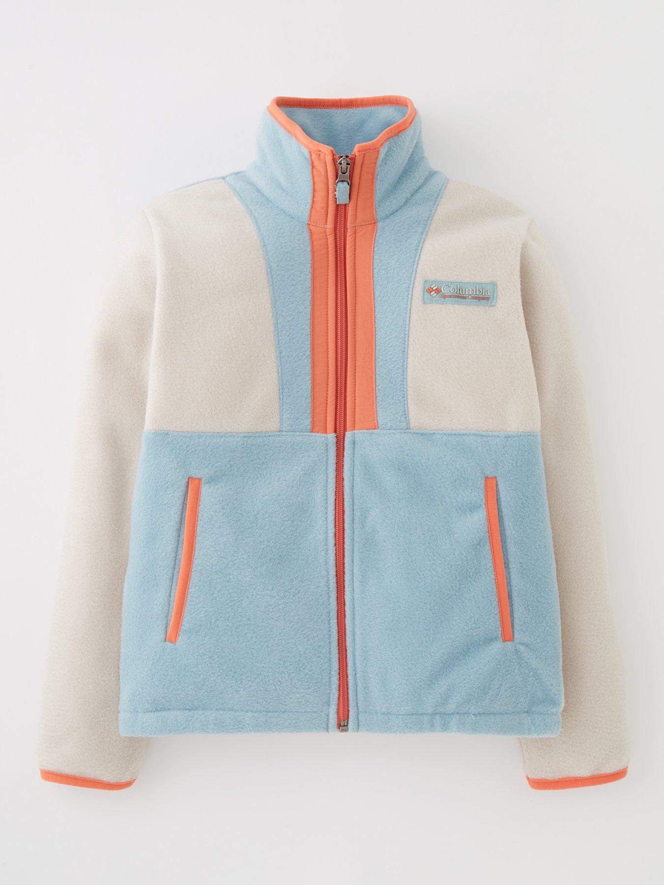 Columbia Back Bowl full zip fleece in blue