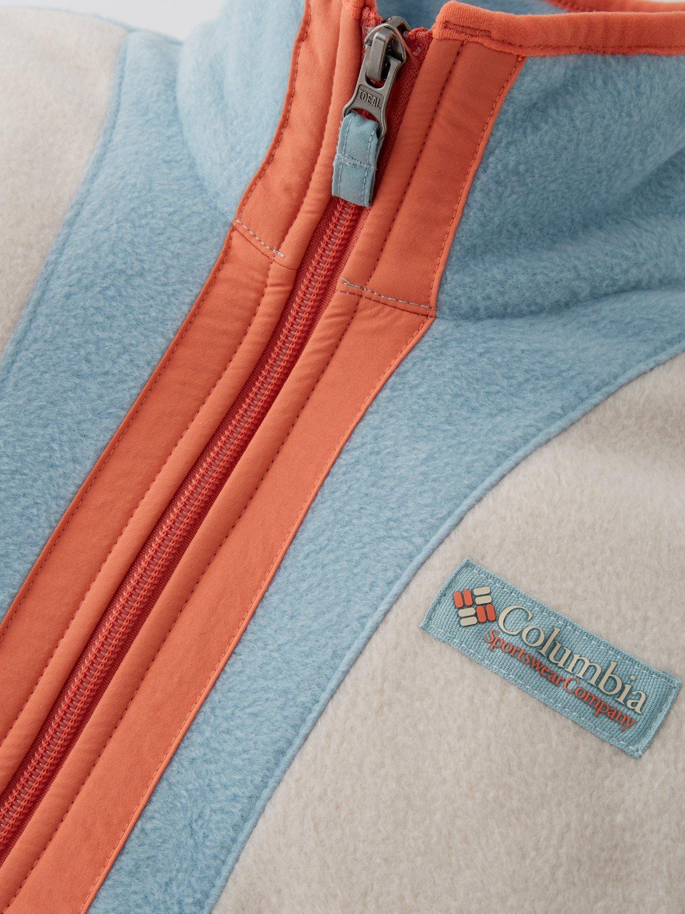 Light blue columbia fleece on sale jacket