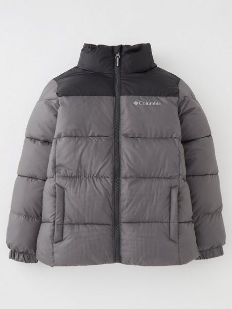 columbia-kids-puffect-insulated-jacket-dark-grey