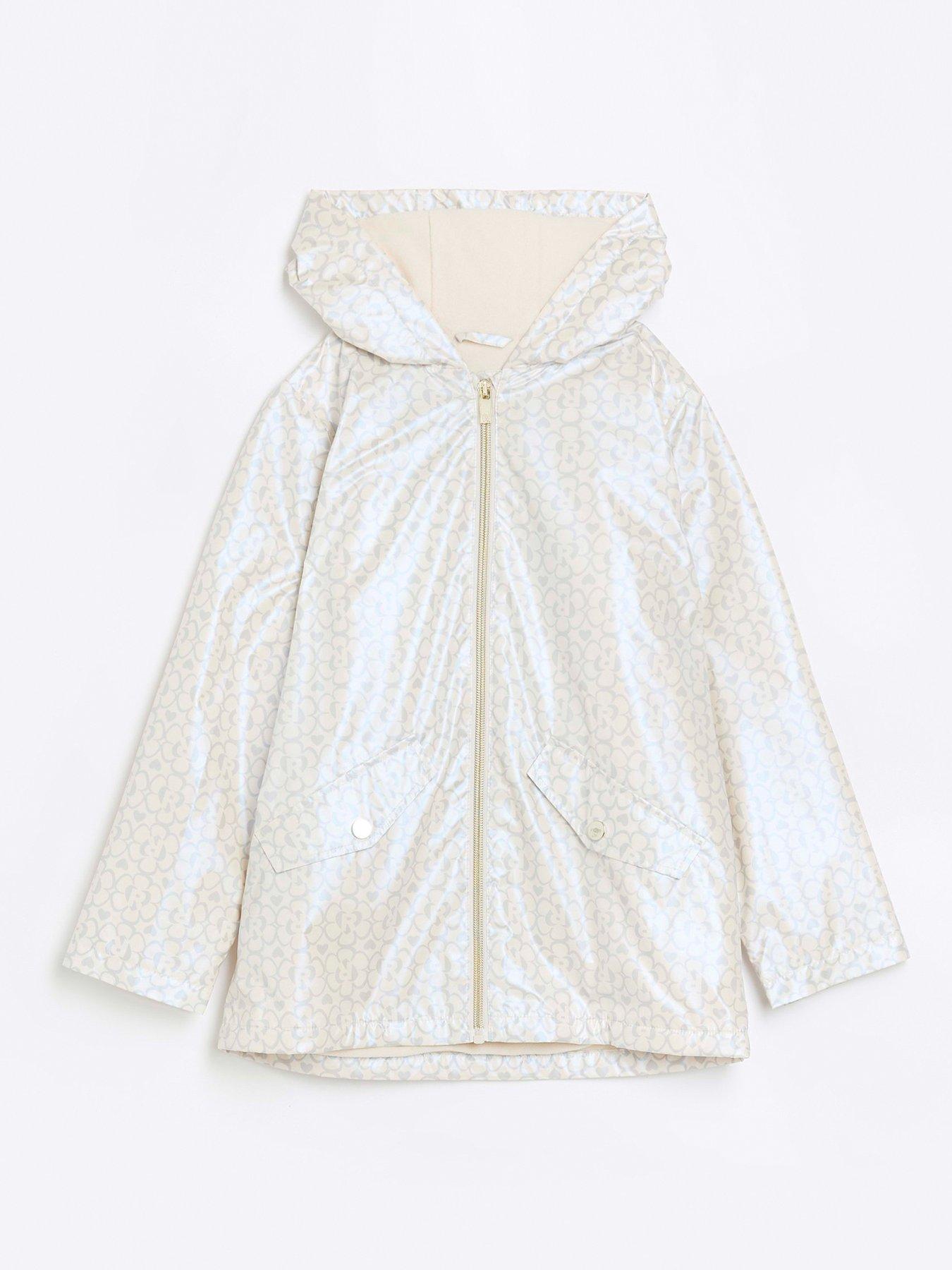 River island girls store raincoat