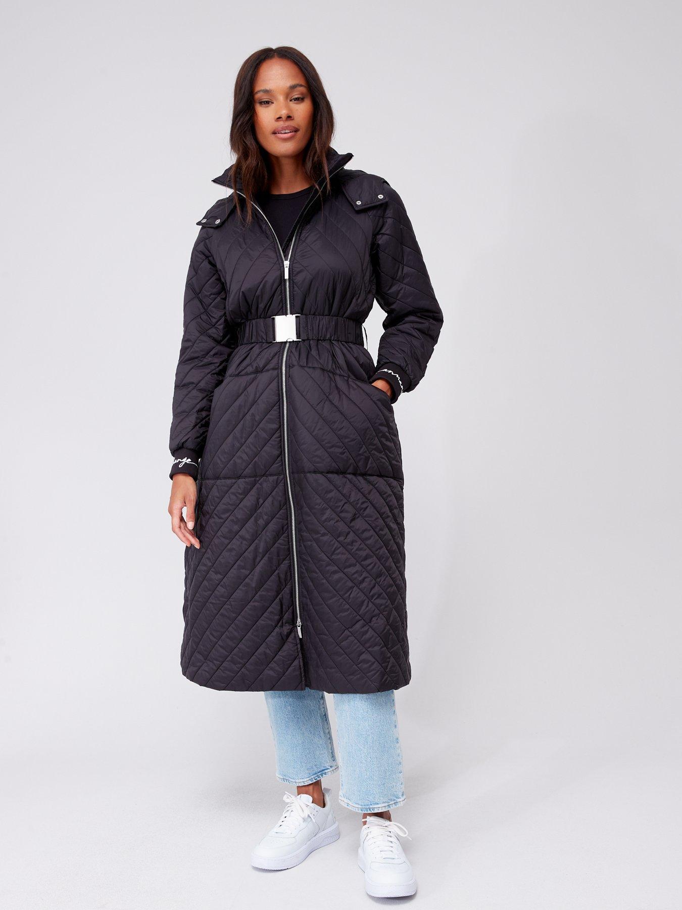 armani-exchange-script-logo-cuffed-longline-padded-coat-black