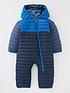  image of columbia-infant-powder-lite-reversible-bunting-insulated-snowsuit-navy