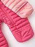  image of columbia-infant-powder-lite-reversible-bunting-insulated-snowsuit-pink