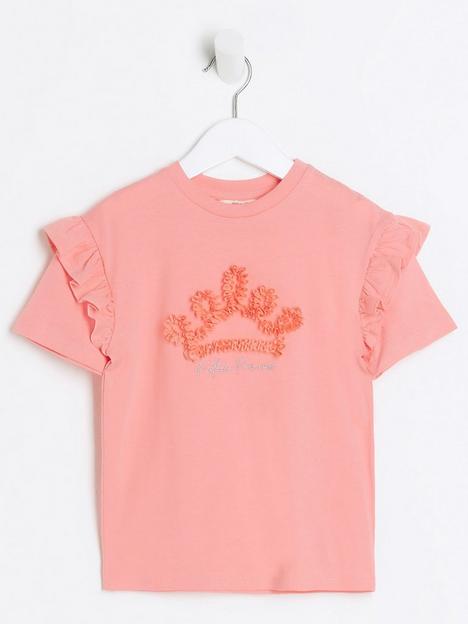 river-island-mini-mini-girlsnbsptulle-crown-t-shirt-coral