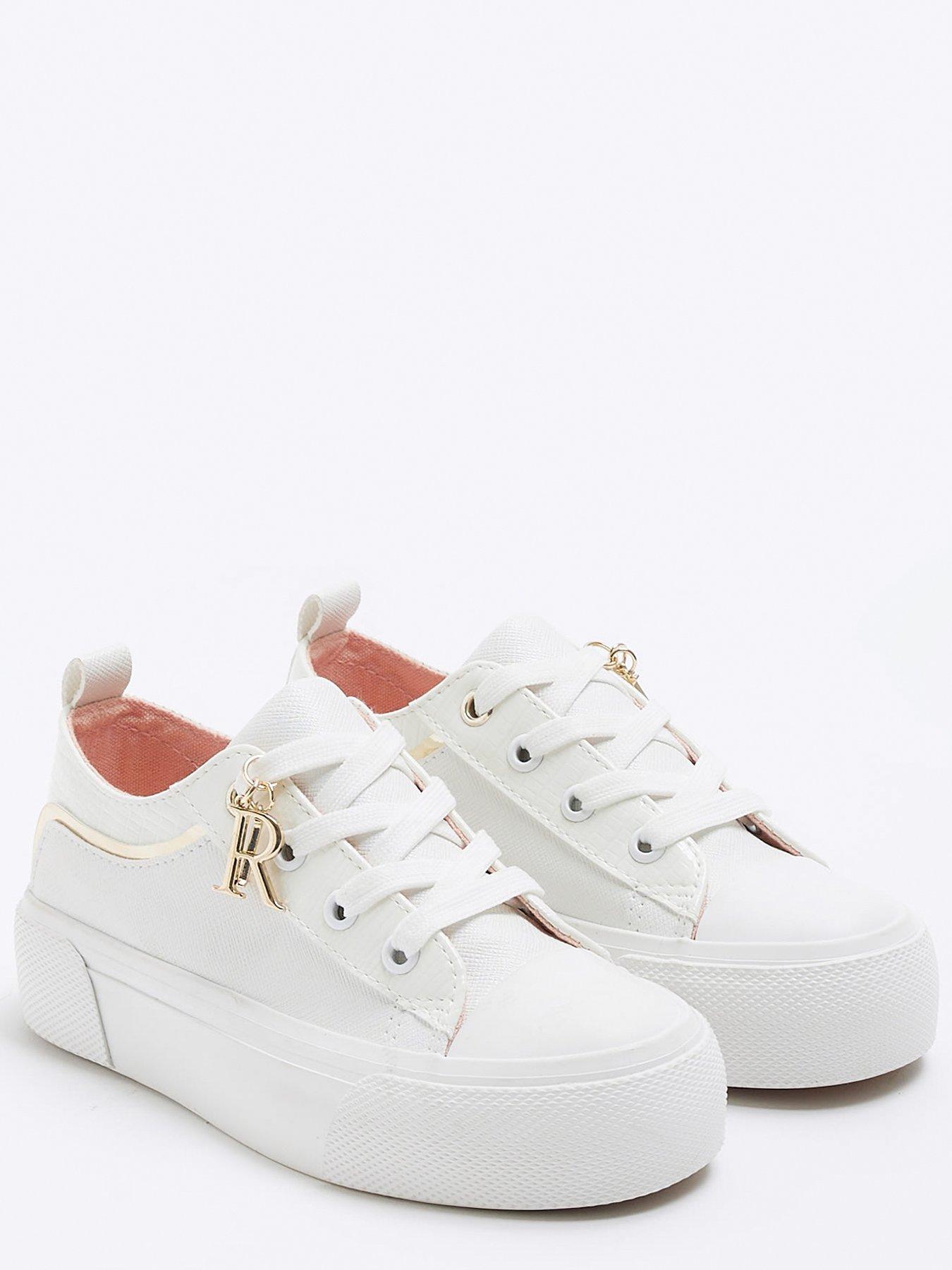 River island red on sale trainers