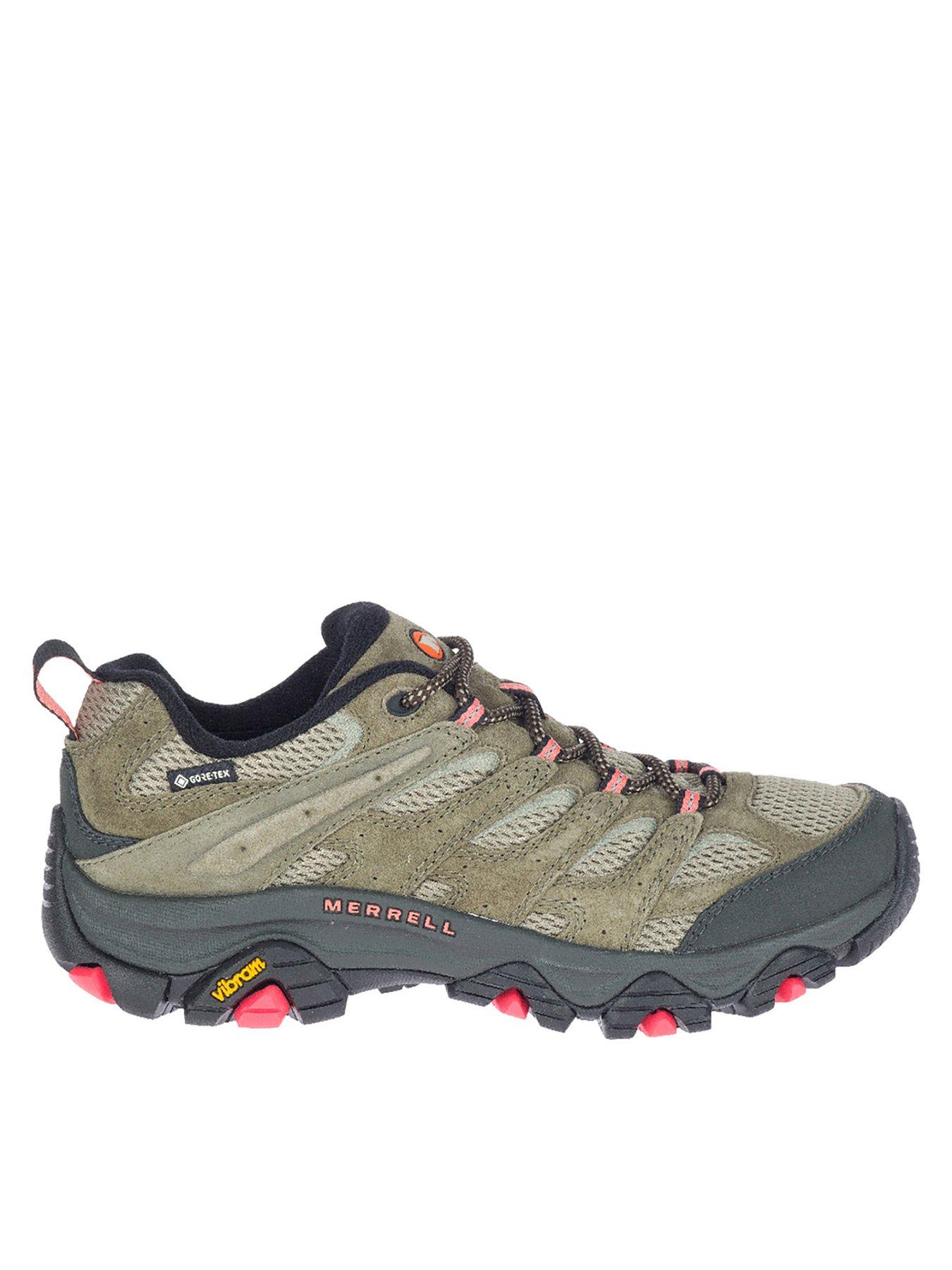 undefined Womens Moab Goretex Hiking Shoes - Green