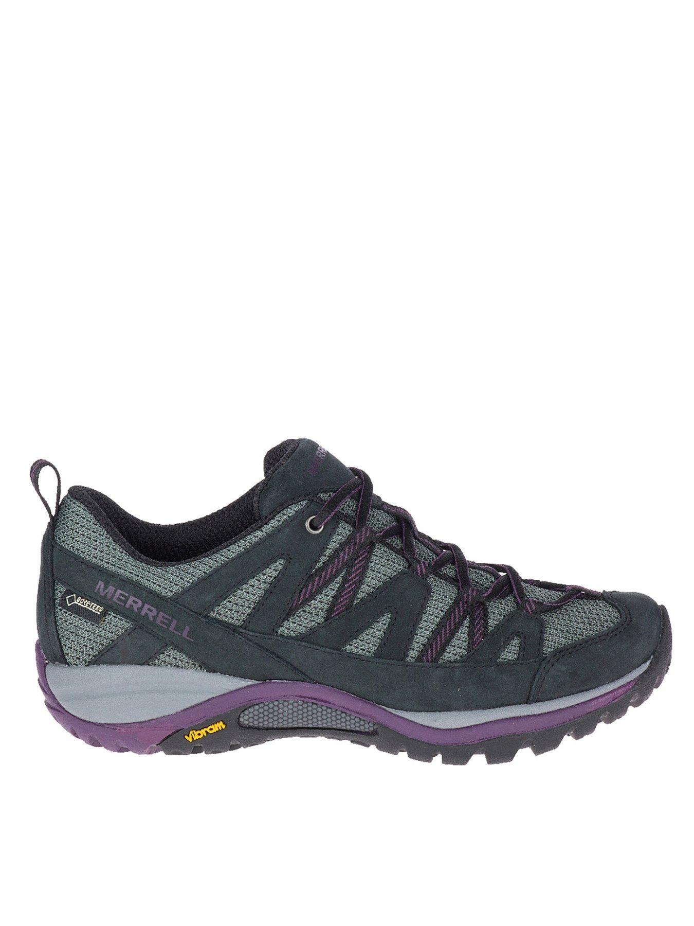 Merrell Women's Siren Sport 3 Gore-Tex Trail Shoes - Black/blackberry, Black, Size 7, Women