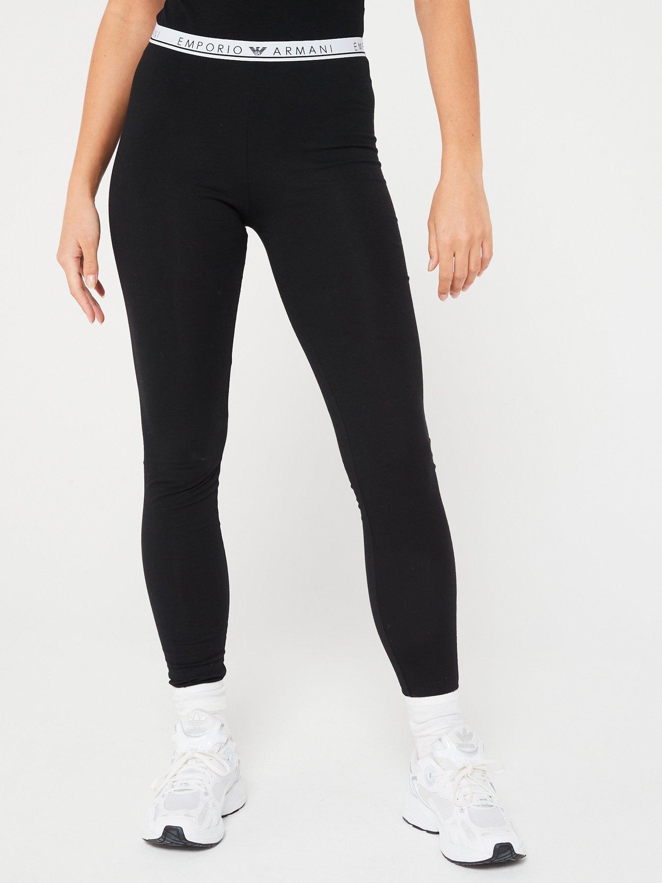 Black armani leggings sales