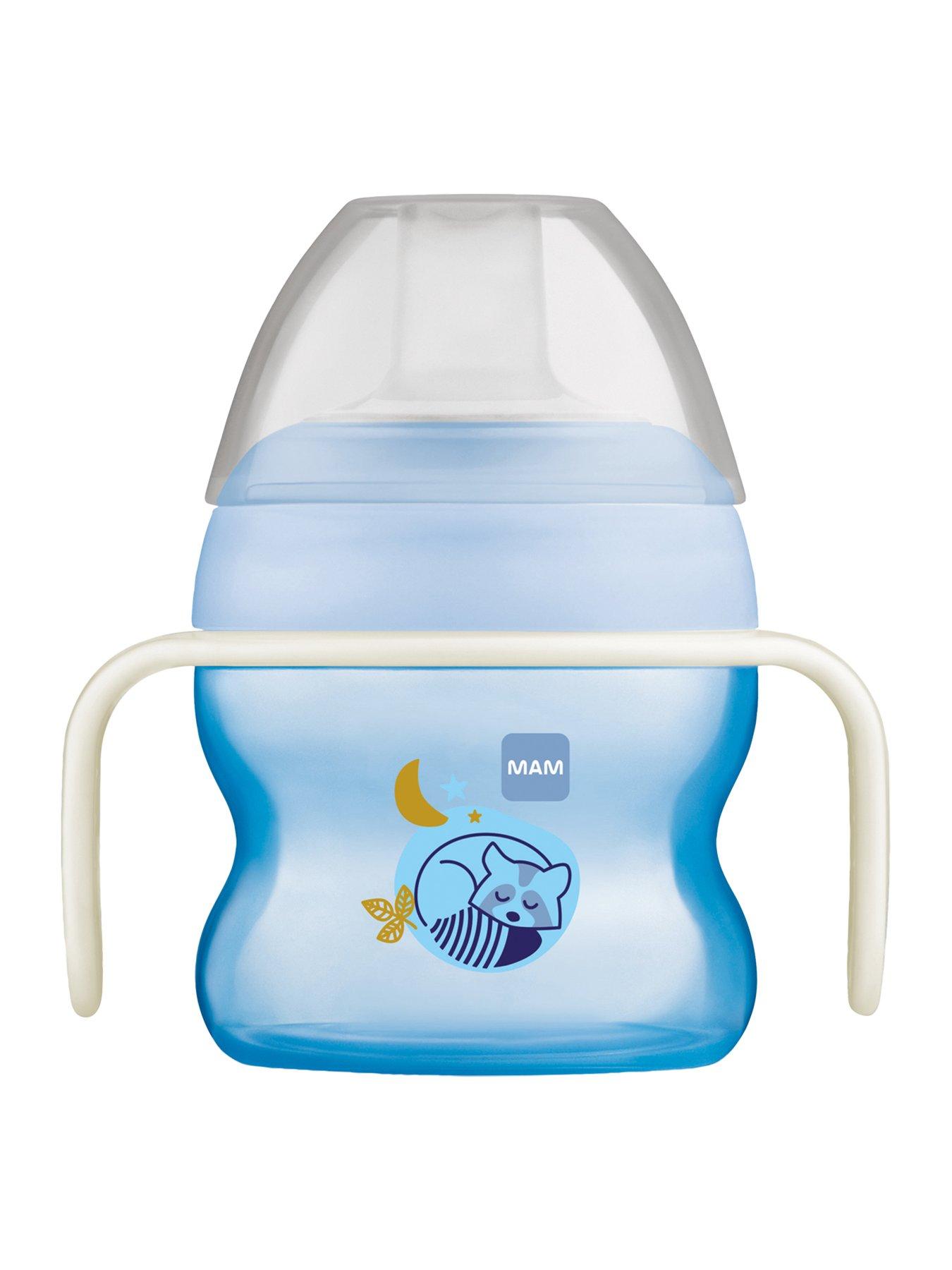 Cutie Baby Bottle With Handle And Filter - 150ml - Blue