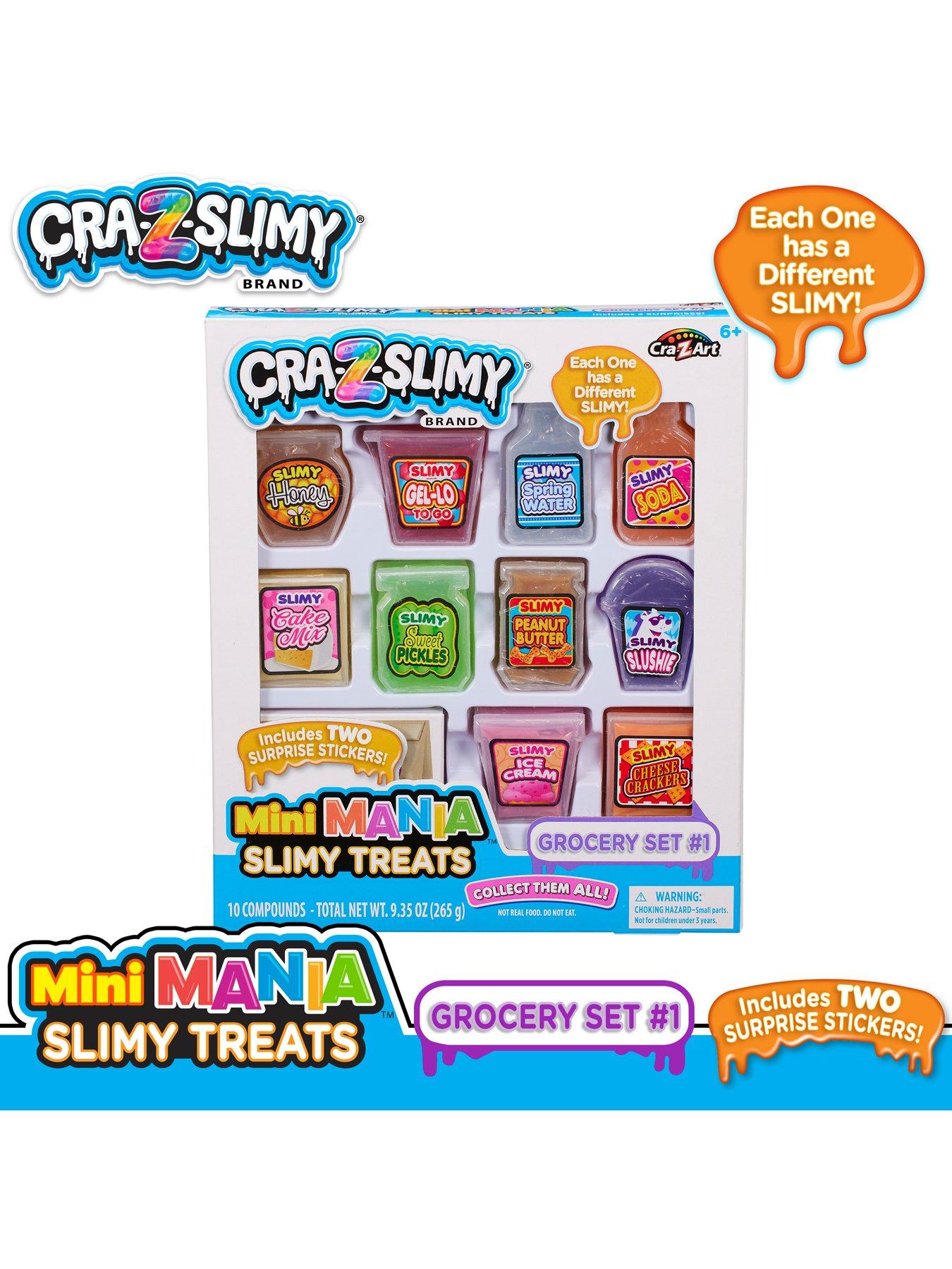 Cra-Z-Slimy Mini Mania Slimy Food Grocery Set #1