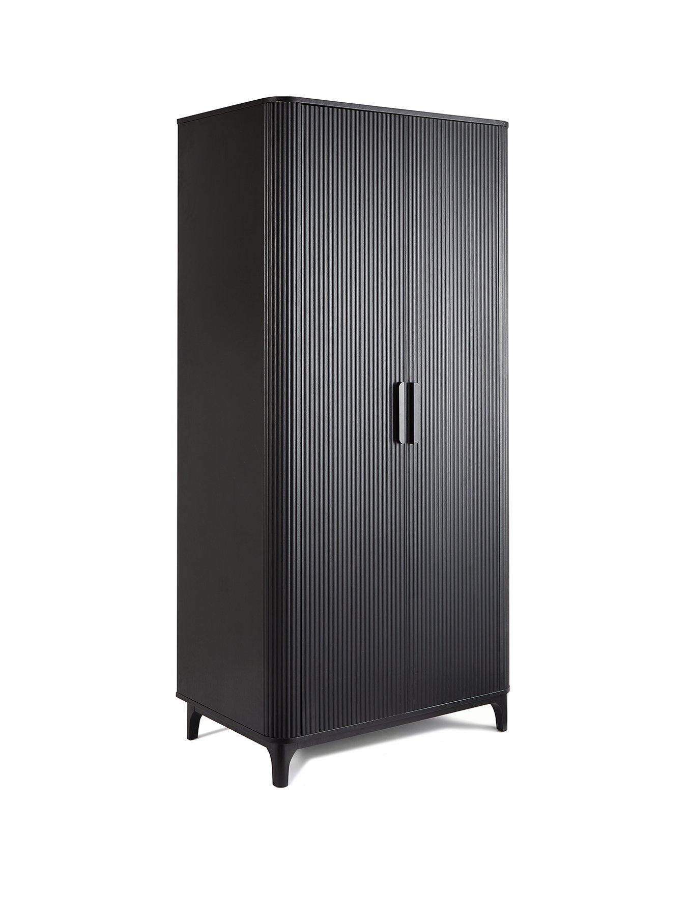 Very Home Carina 2 Door Wardrobe - Black | Very.co.uk