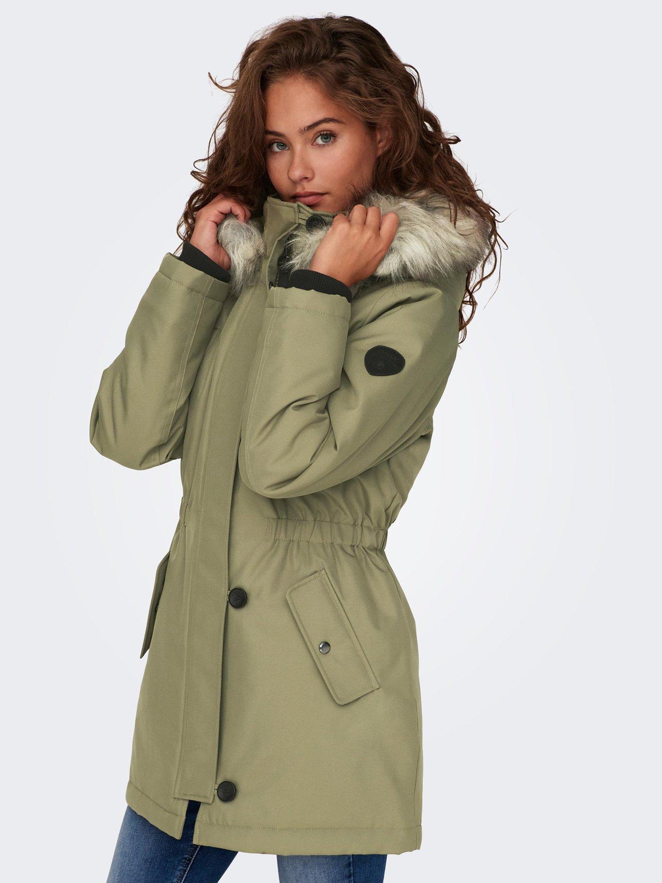 Only iris deals parka coat