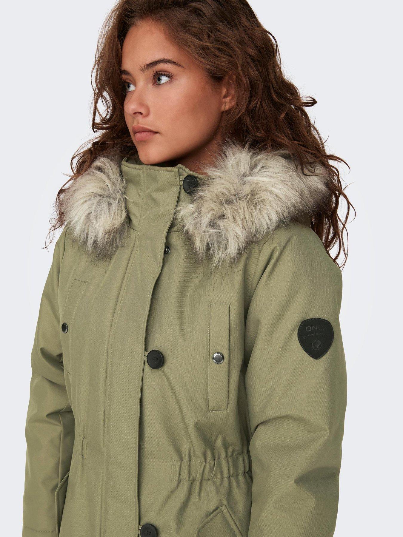 Khaki parka womens uk hotsell