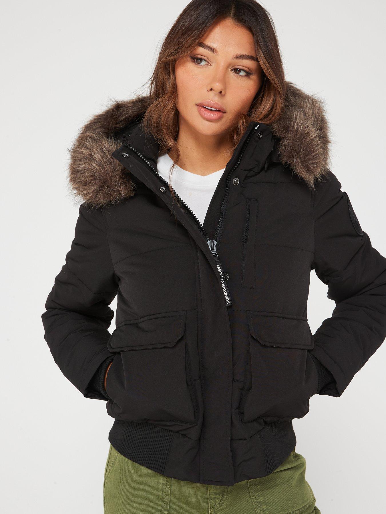 Women's Everest Bomber Jacket in Black