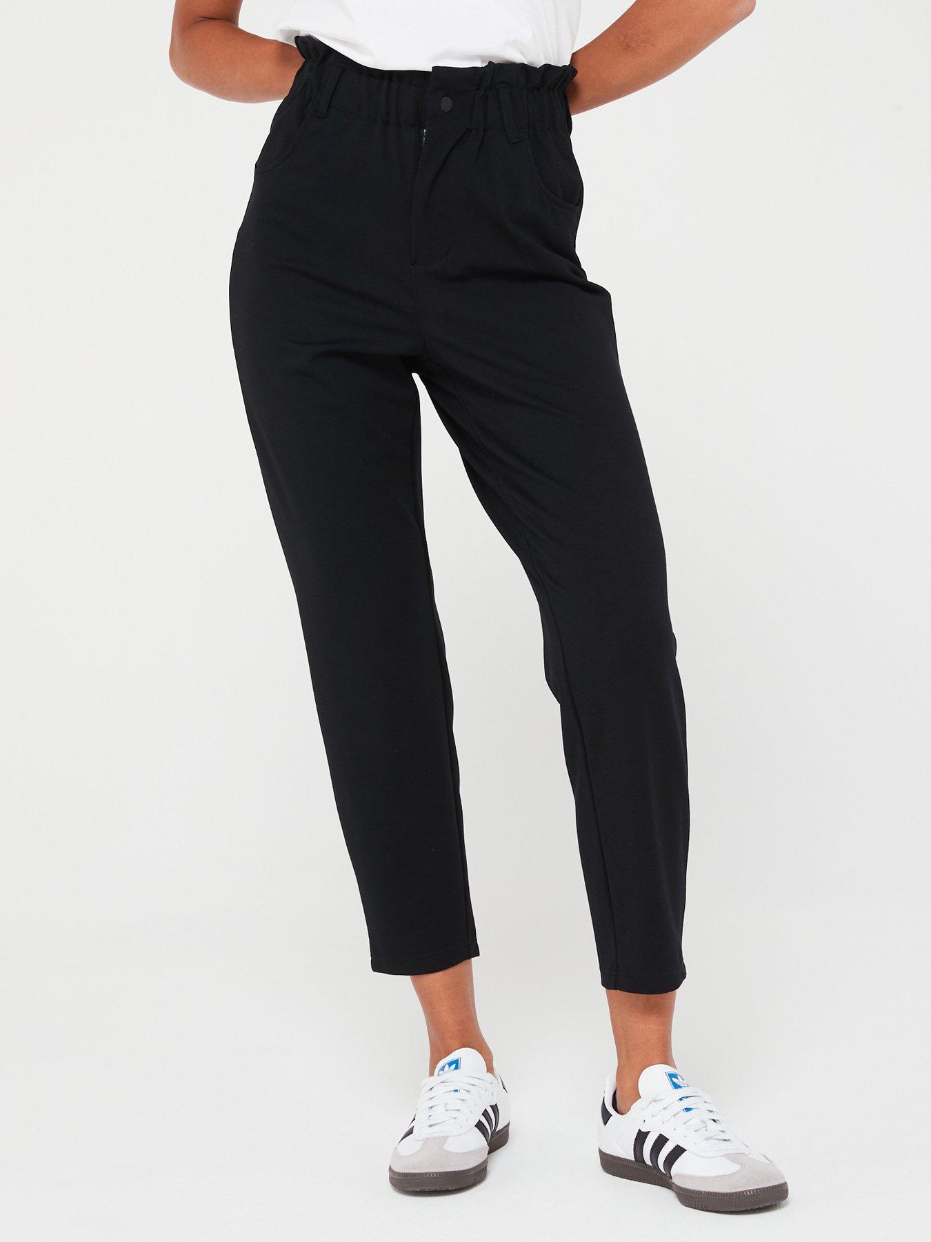 V by Very Ponte Skinny Trousers - Black