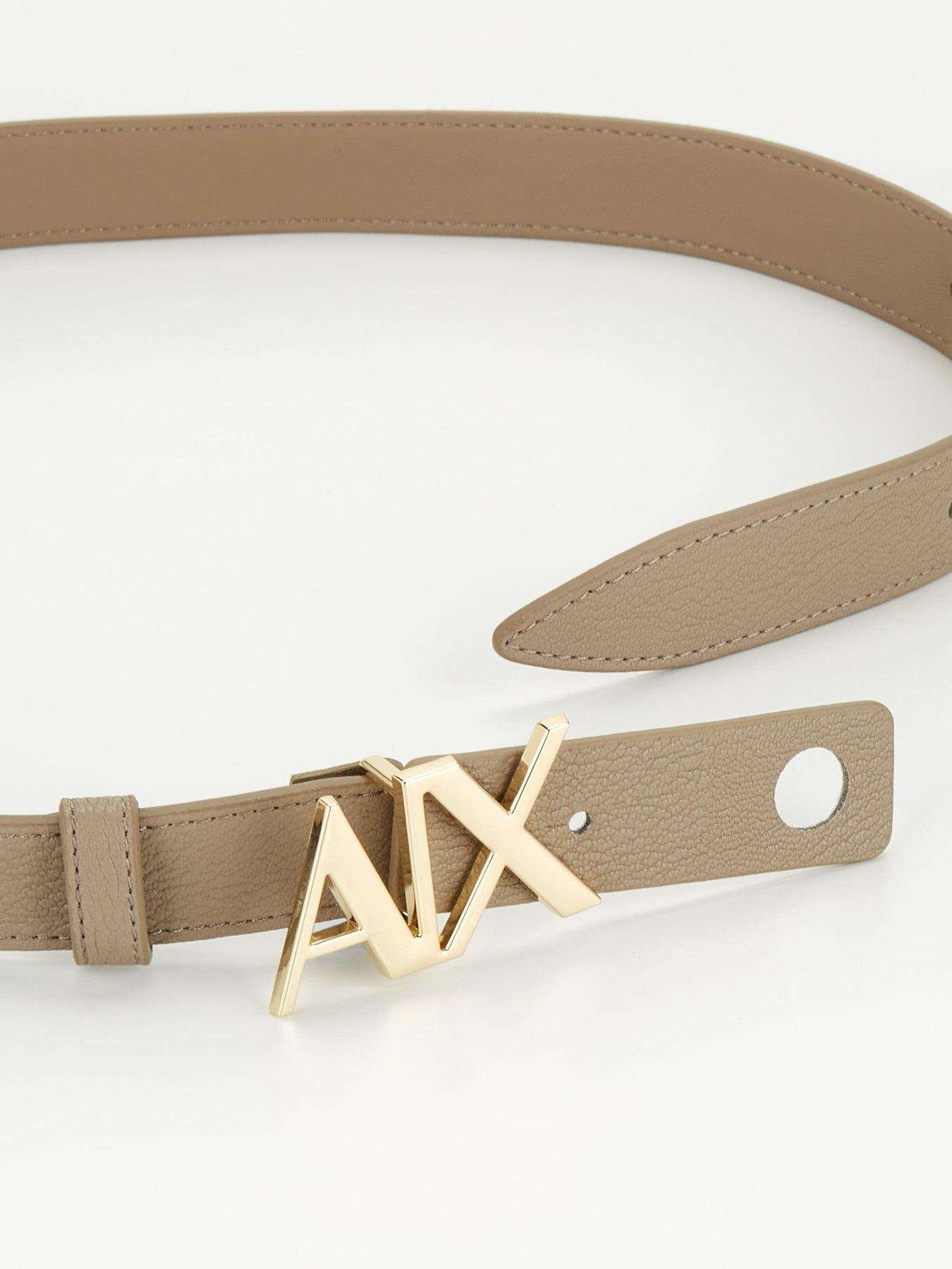 Armani exchange outlet belt sale