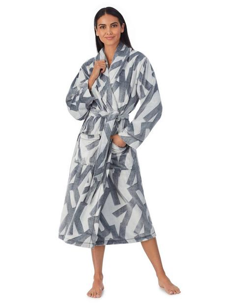 dkny-folded-long-robe-grey-multi