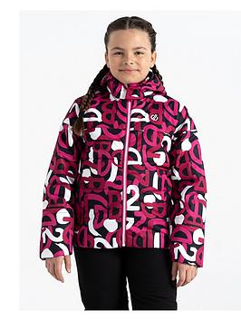 dare 2b kids liftie jacket - pink